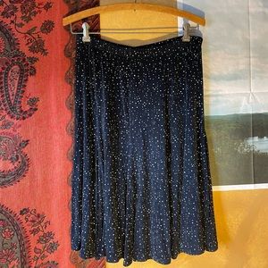 Black w/ white polka dot fairy skirt ✨🧚‍♀️